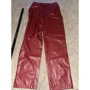 Vintage Carolina Blues Pants Women’s Size 5 Red Straight Leg PVC. Retro Boho
